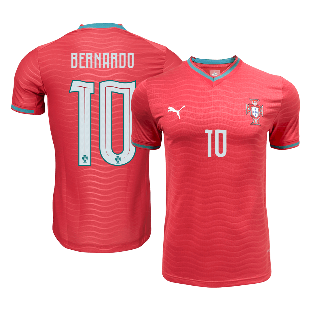 Player Version BERNARDO #10 Portugal Home Football Shirt 2026