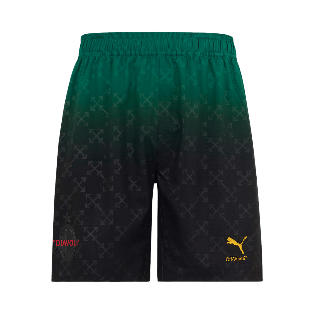 AC Milan Fourth Away Football Shirt Kit(Jersey+Shorts) 2024/25 Green&Black