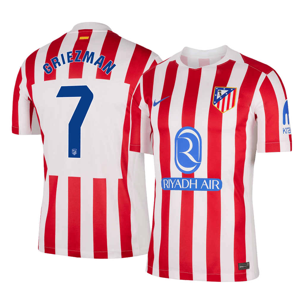 GRIEZMANN #7 Atletico Madrid Home Football Shirt 2025/26