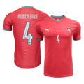 Player Version RÚBEN DIAS #4 Portugal Home Football Shirt 2026