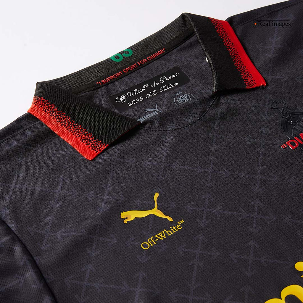 AC Milan Fourth Away Football Shirt Kit(Jersey+Shorts) 2024/25 Green&Black