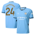 CHAMPIONS #24 Manchester City Home Football Shirt