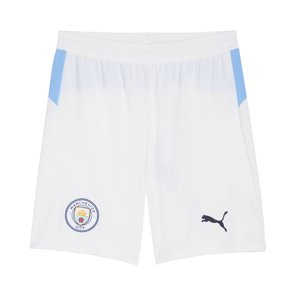 Manchester City Home Football Shorts 25/26 White