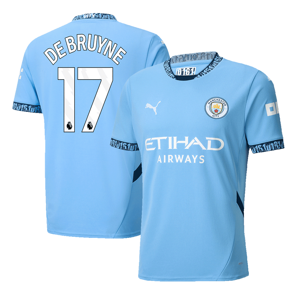 DE BRUYNE #17 Manchester City Home Football Shirt