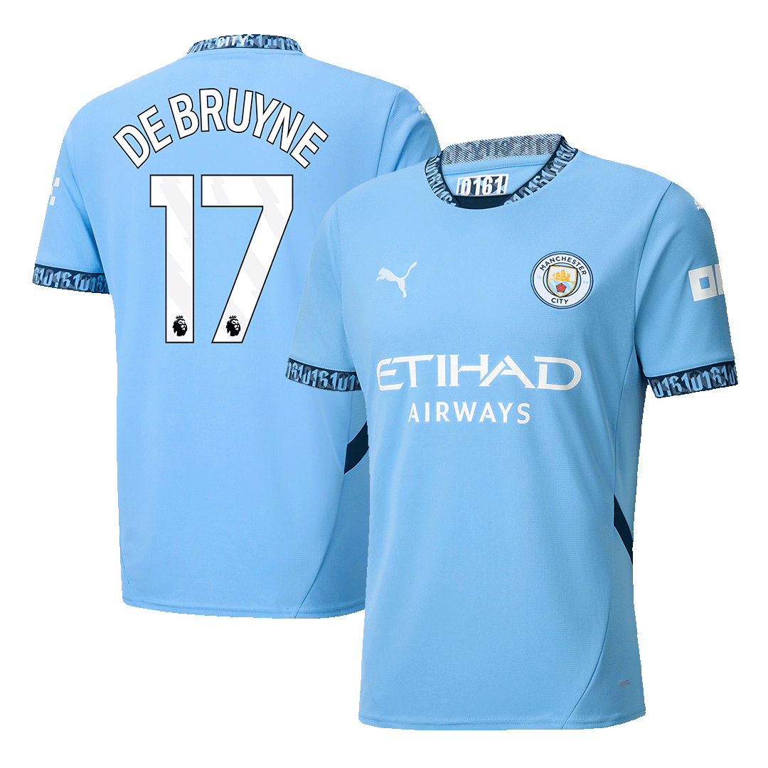 DE BRUYNE #17 Manchester City Home Football Shirt
