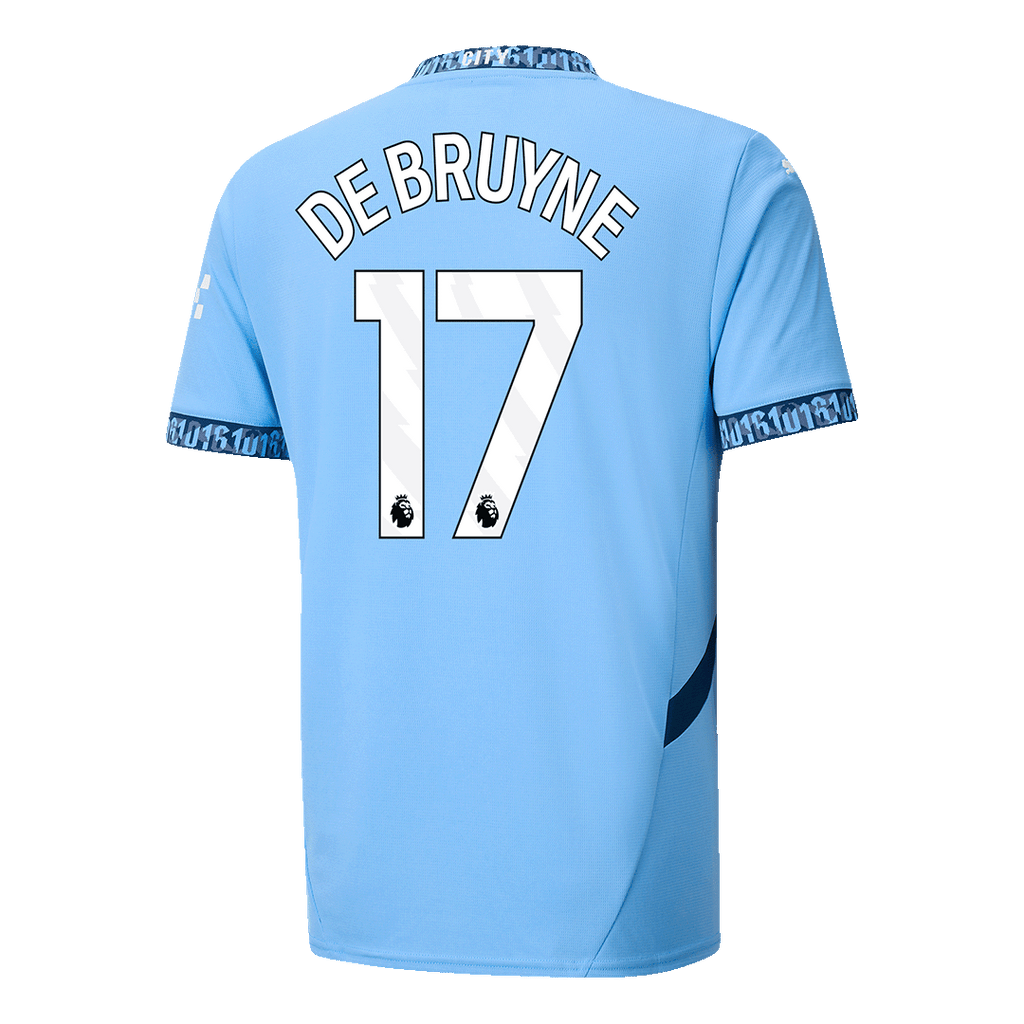 DE BRUYNE #17 Manchester City Home Football Shirt