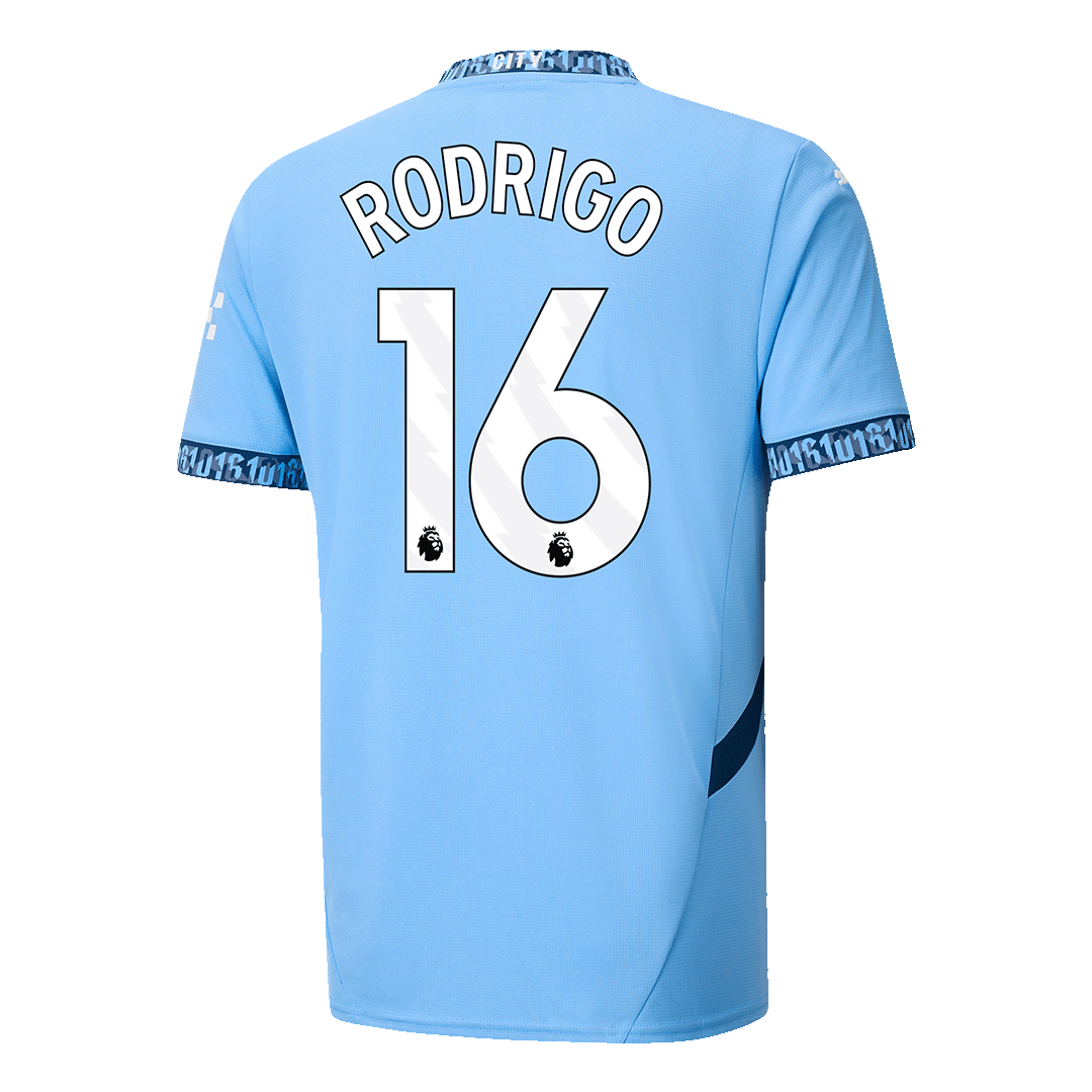 RODRIGO #16 Manchester City Home Football Shirt
