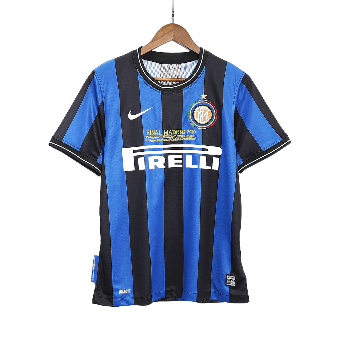 Retro 2009/10 Inter Milan Home Football Shirt - UCL Final