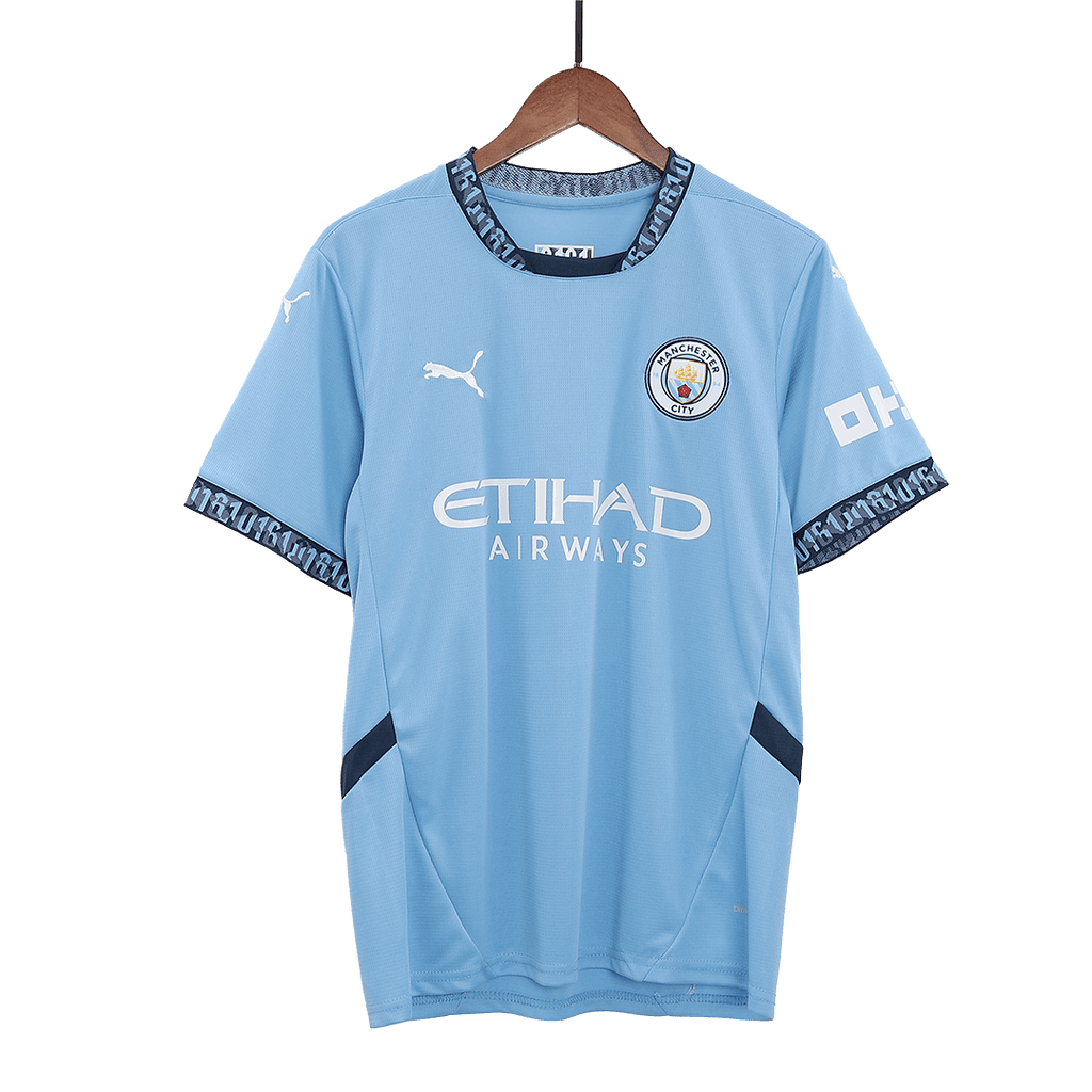 DE BRUYNE #17 Manchester City Home Football Shirt - UCL