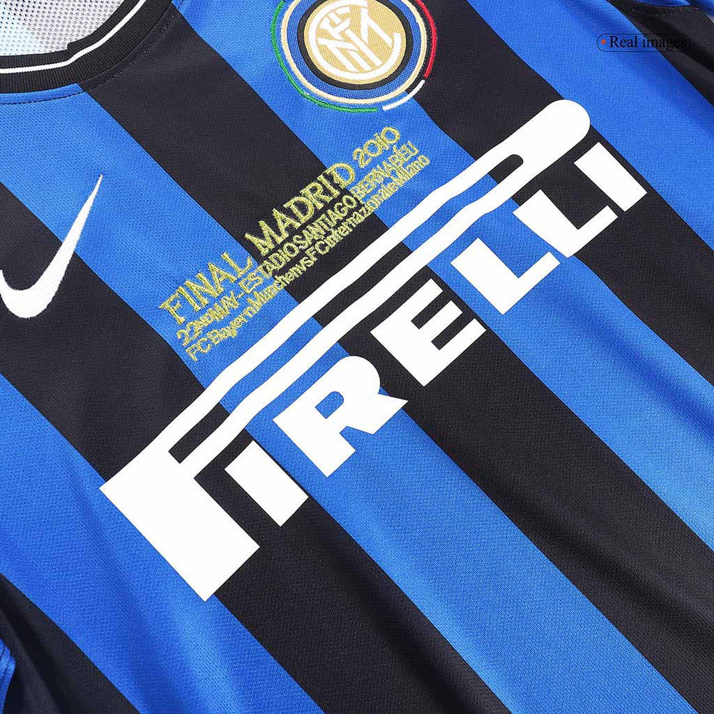 Retro 2009/10 Inter Milan Home Football Shirt - UCL Final