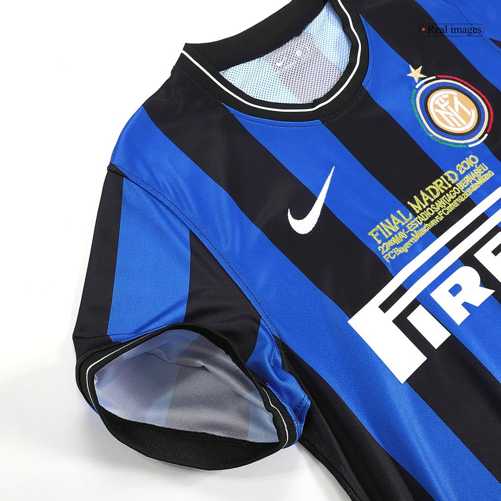 Retro 2009/10 Inter Milan Home Football Shirt - UCL Final
