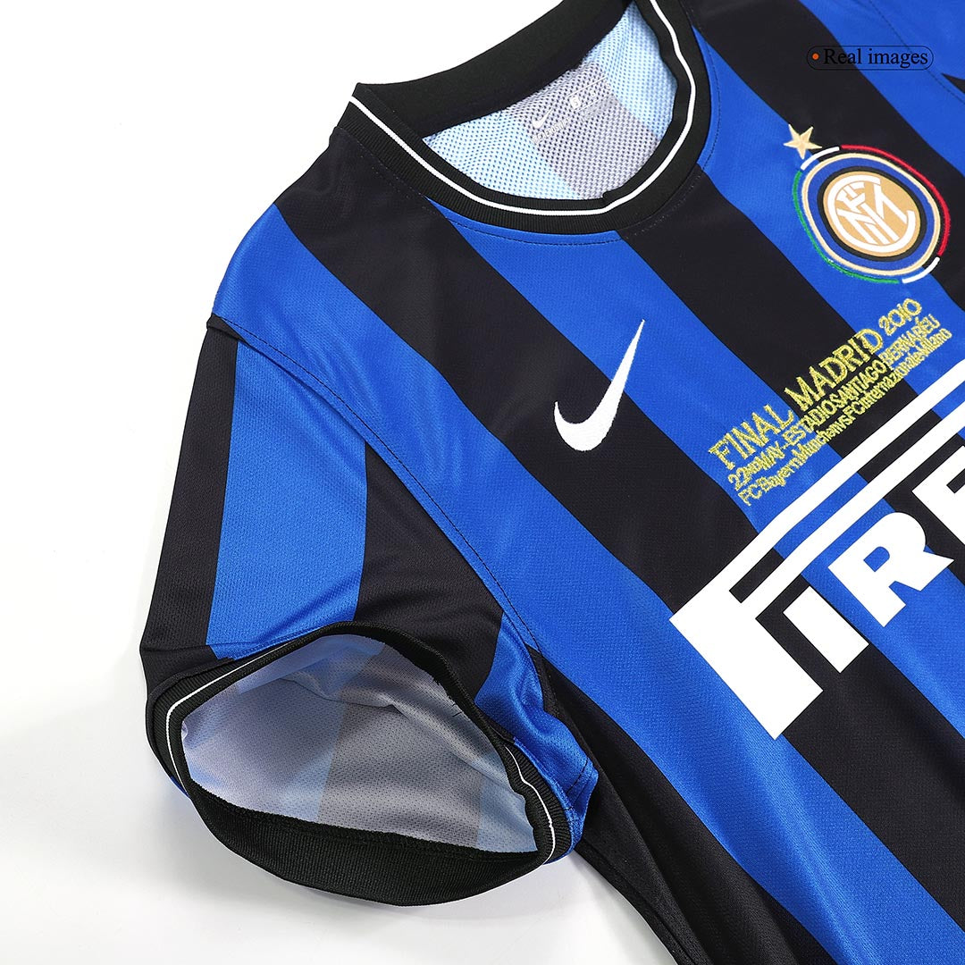 Retro 2009/10 Inter Milan Home Football Shirt - UCL Final