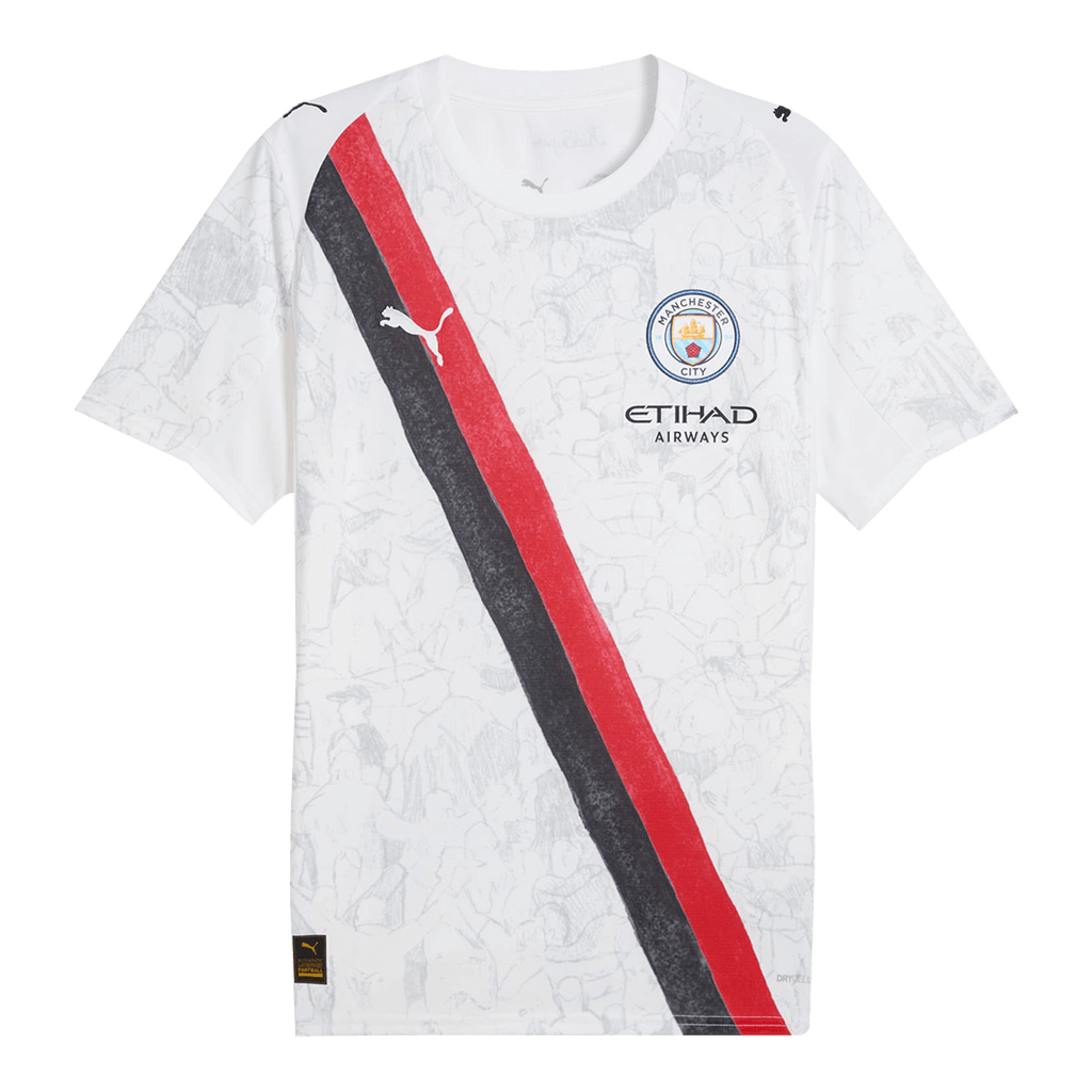 RODRIGO #16 Manchester City KidSuper Football Shirt 2025/26 White - Club World Cup