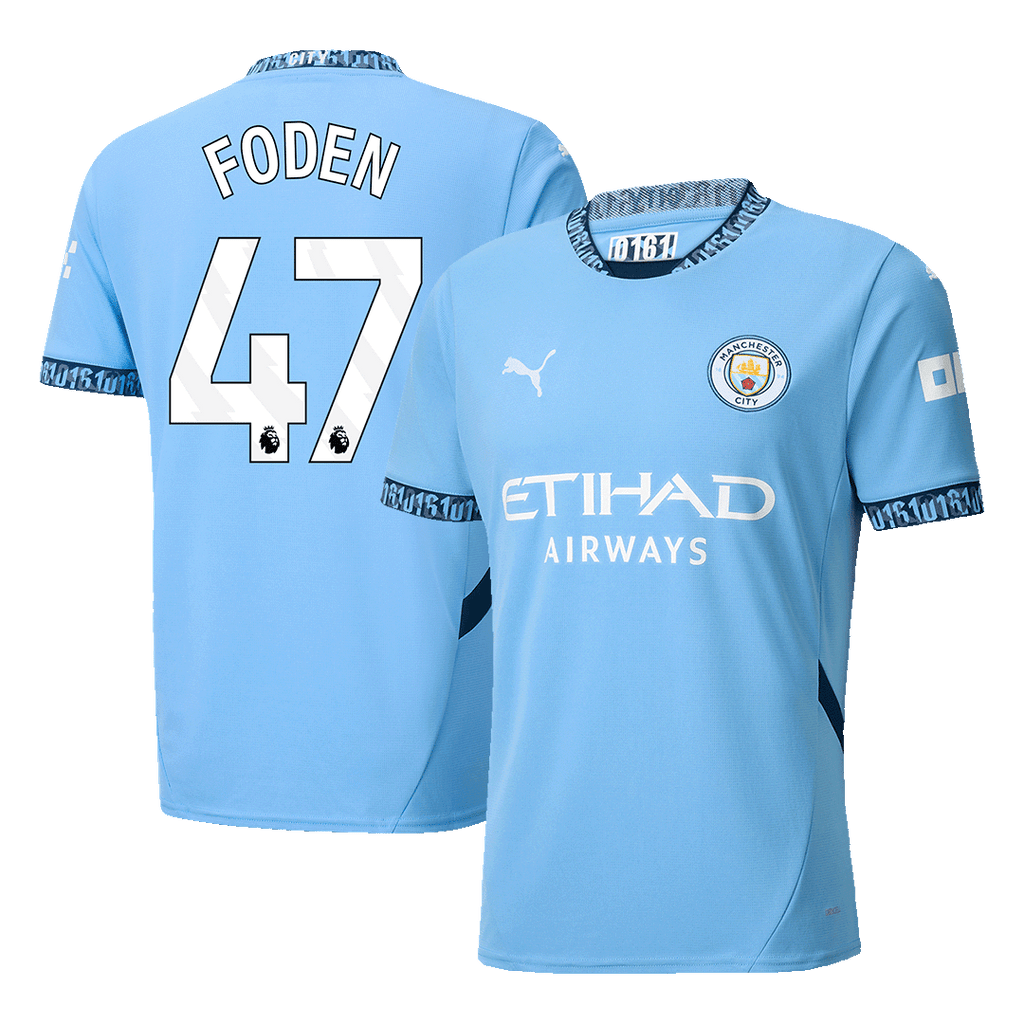 FODEN #47 Manchester City Home Football Shirt