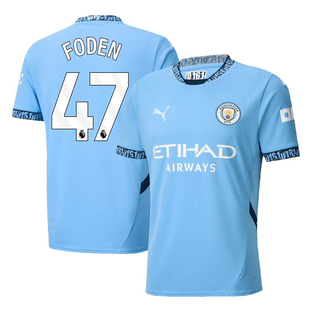 FODEN #47 Manchester City Home Football Shirt