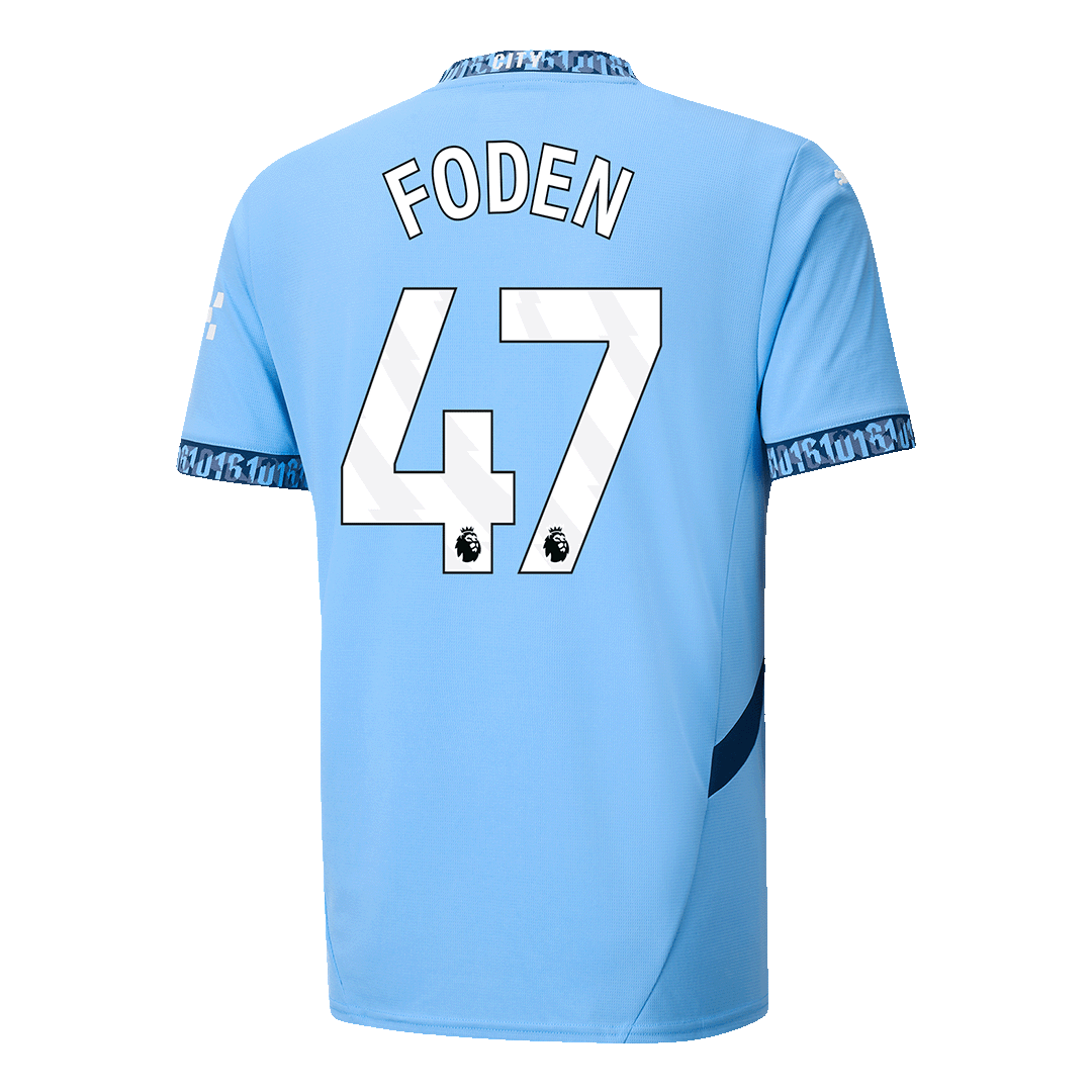 FODEN #47 Manchester City Home Football Shirt