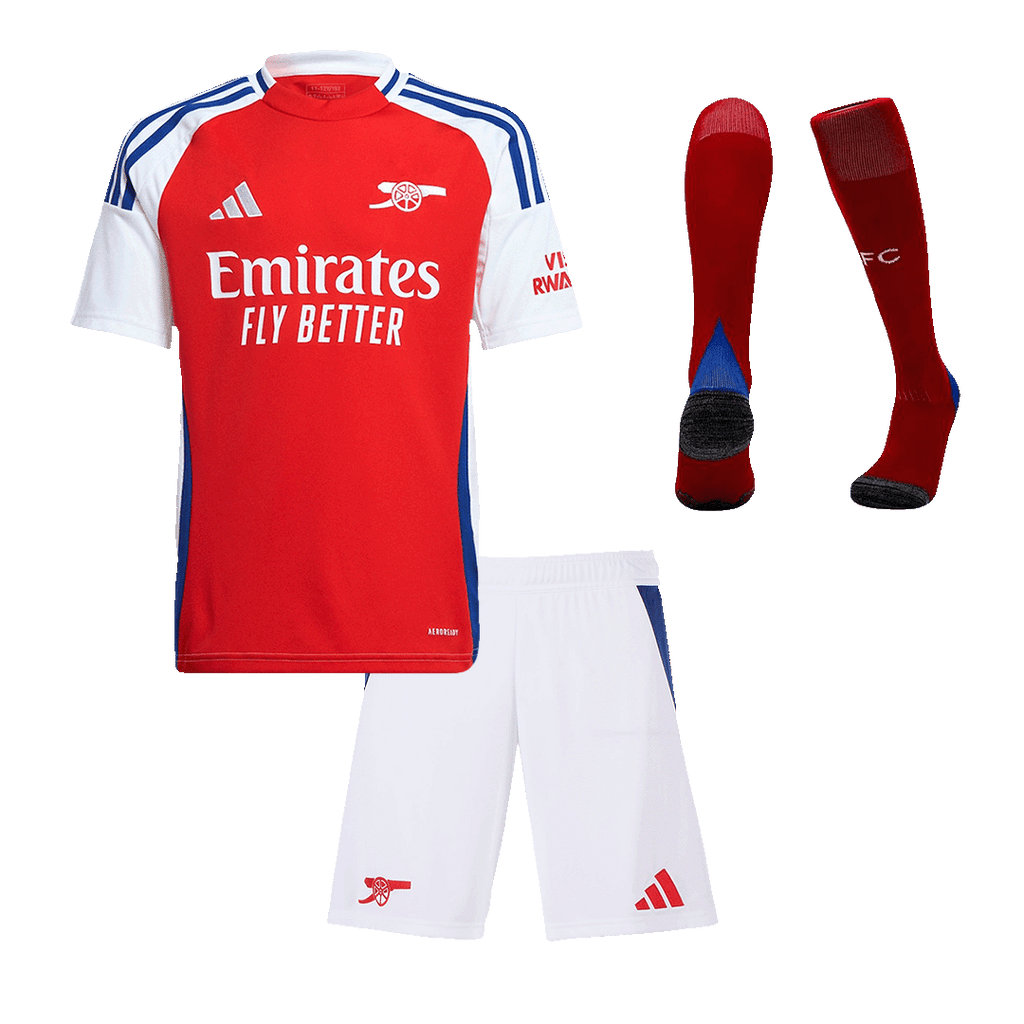 Kid's Arsenal Home Football Shirt Kit(Jersey+Shorts+Socks)