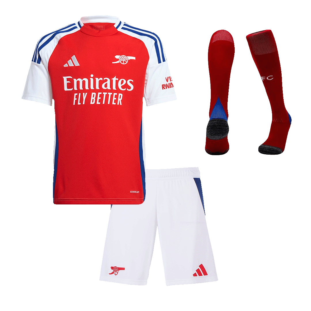Kid's Arsenal Home Football Shirt Kit(Jersey+Shorts+Socks)