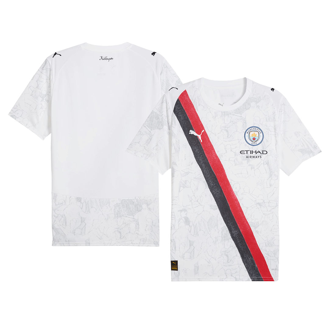 Manchester City KidSuper Football Shirt 2025/26 White