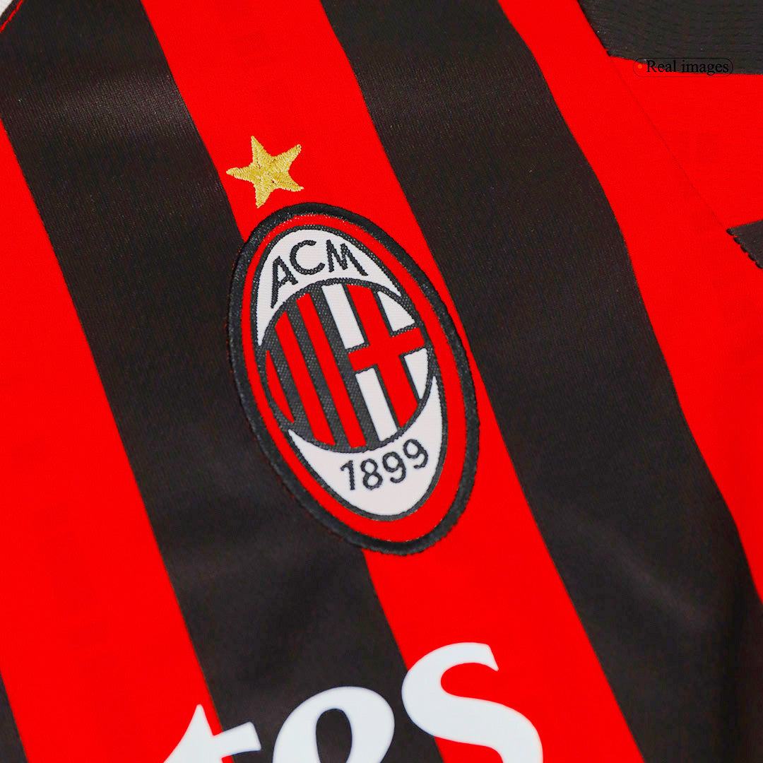 Kid's AC Milan Home Football Shirt Kit(Jersey+Shorts) 2024/25