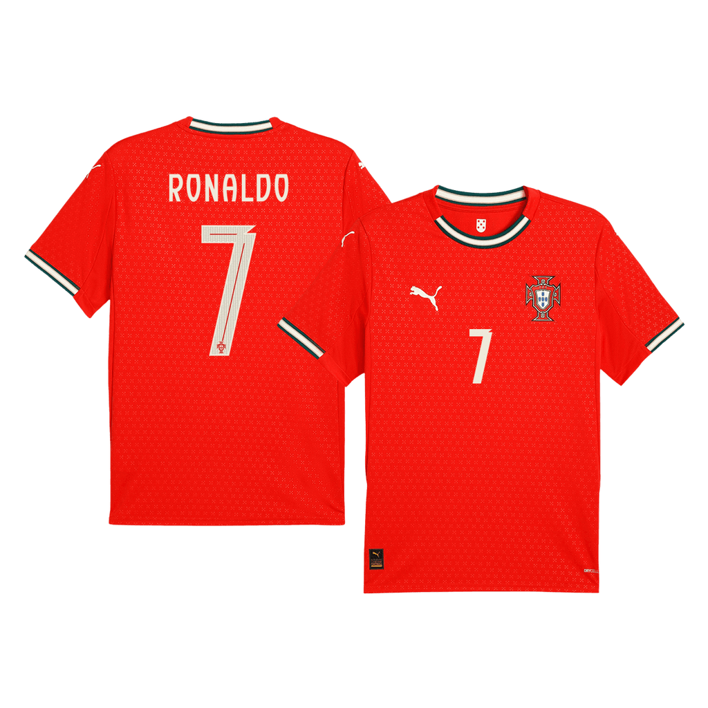 RONALDO #7 Portugal Home Football Shirt 2025