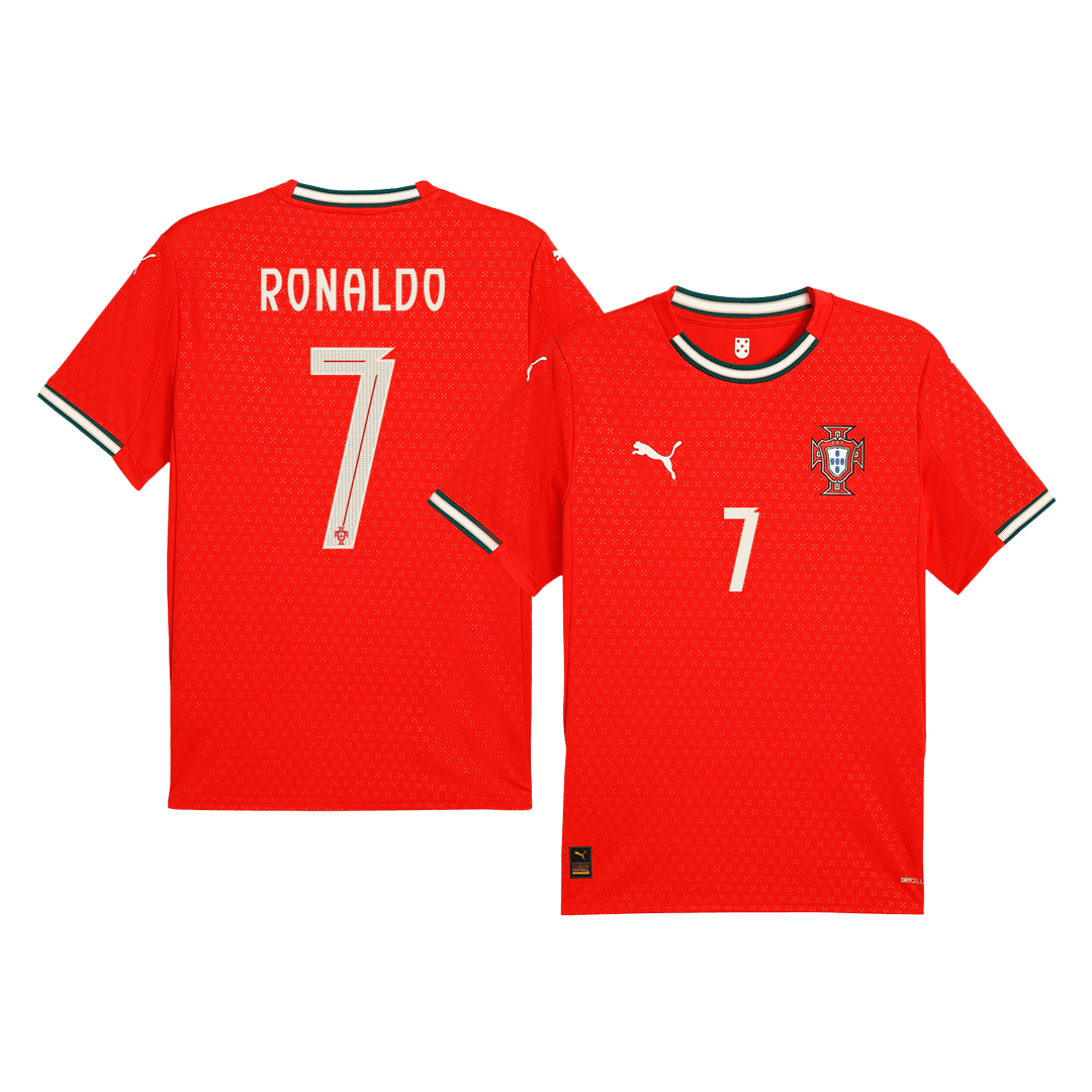 RONALDO #7 Portugal Home Football Shirt 2025