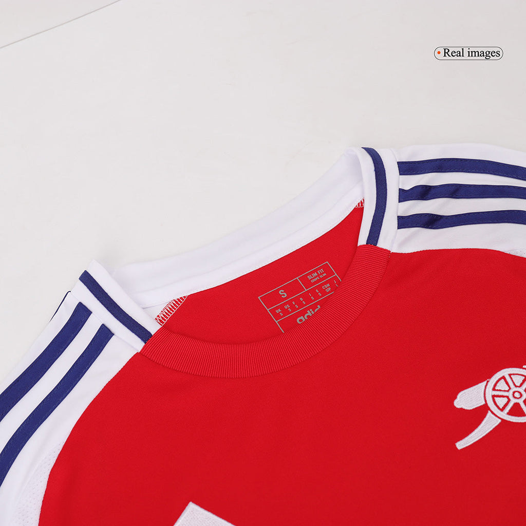 RICE #41 Arsenal Home Football Shirt Red
