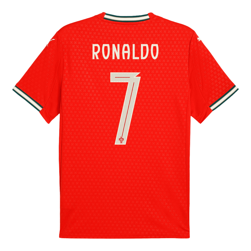 RONALDO #7 Portugal Home Football Shirt 2025