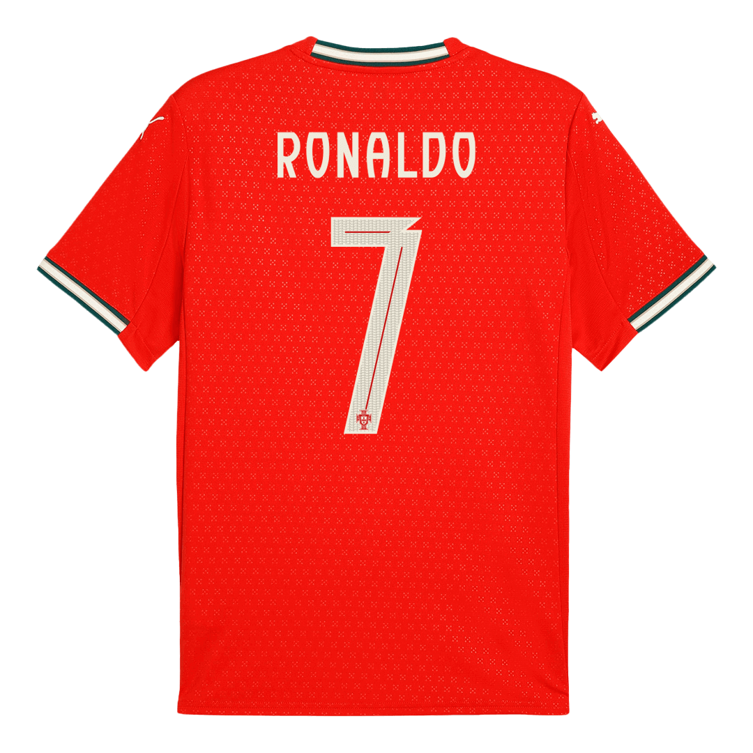 RONALDO #7 Portugal Home Football Shirt 2025