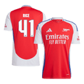 RICE #41 Arsenal Home Football Shirt  Red - UCL