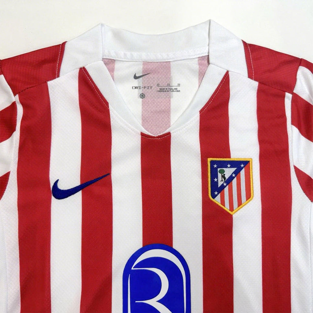Kid's Atletico Madrid Home Football Shirt Kit(Jersey+Shorts) 2025/26 Red&White