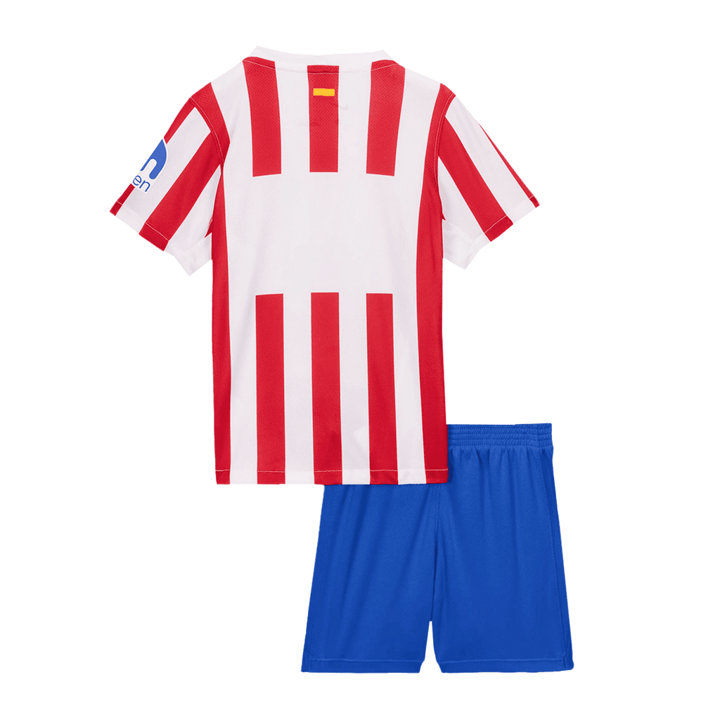 Kid's Atletico Madrid Home Football Shirt Kit(Jersey+Shorts) 2025/26 Red&White