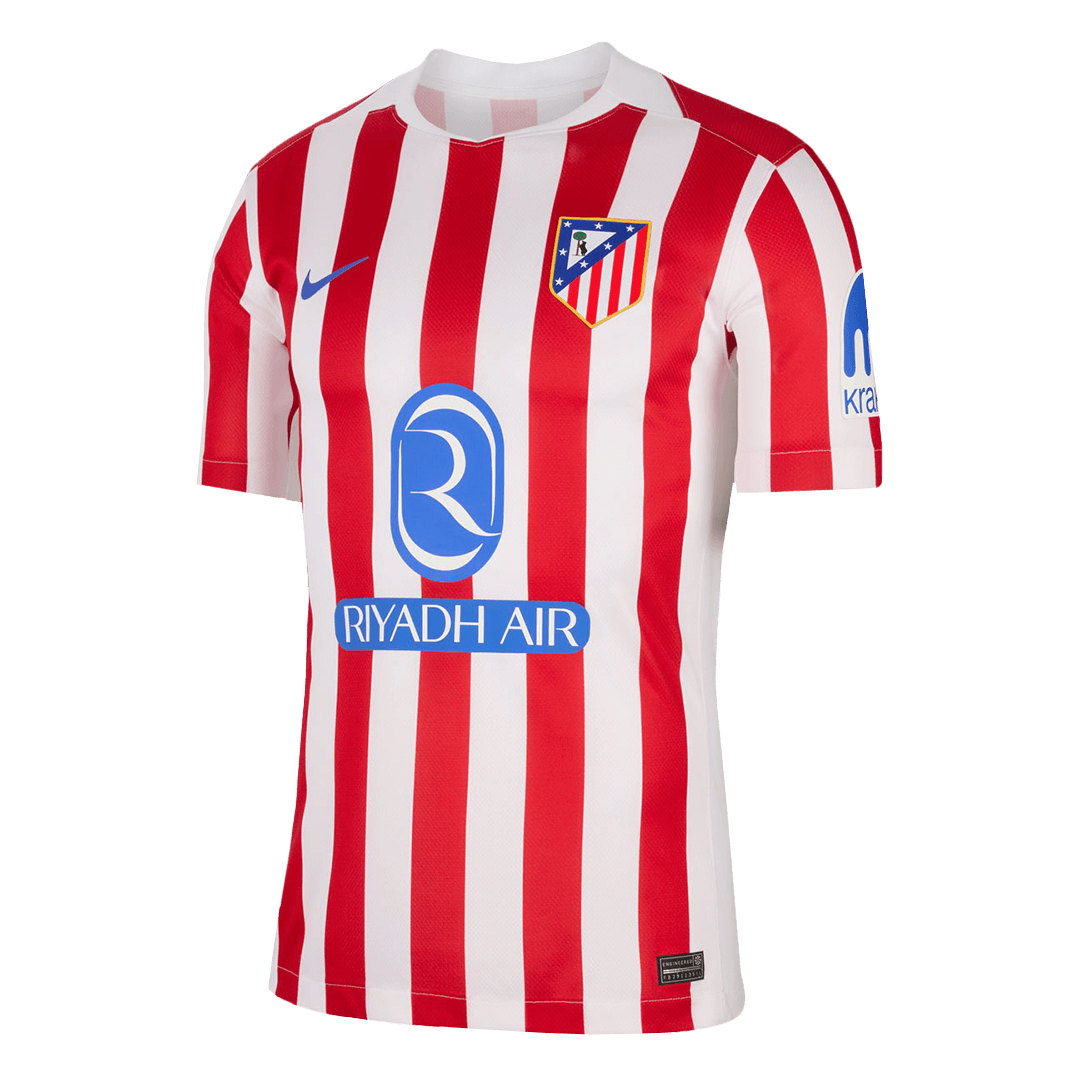 Atletico Madrid Home Football Shirt 2025/26 Red&White