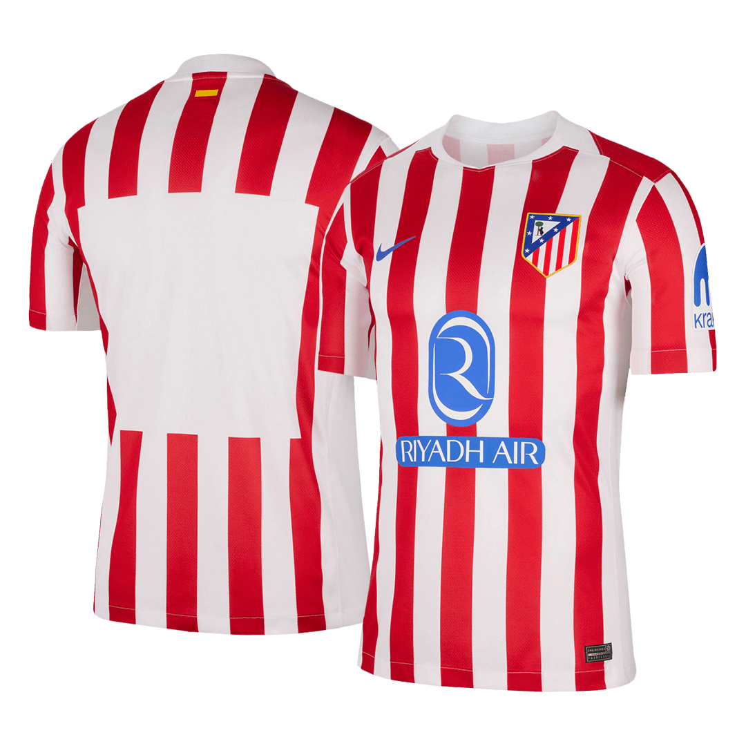 Atletico Madrid Home Football Shirt 2025/26 Red&White