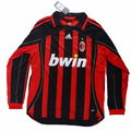 Retro 2006/07 AC Milan Home Long Sleeve Football Shirt