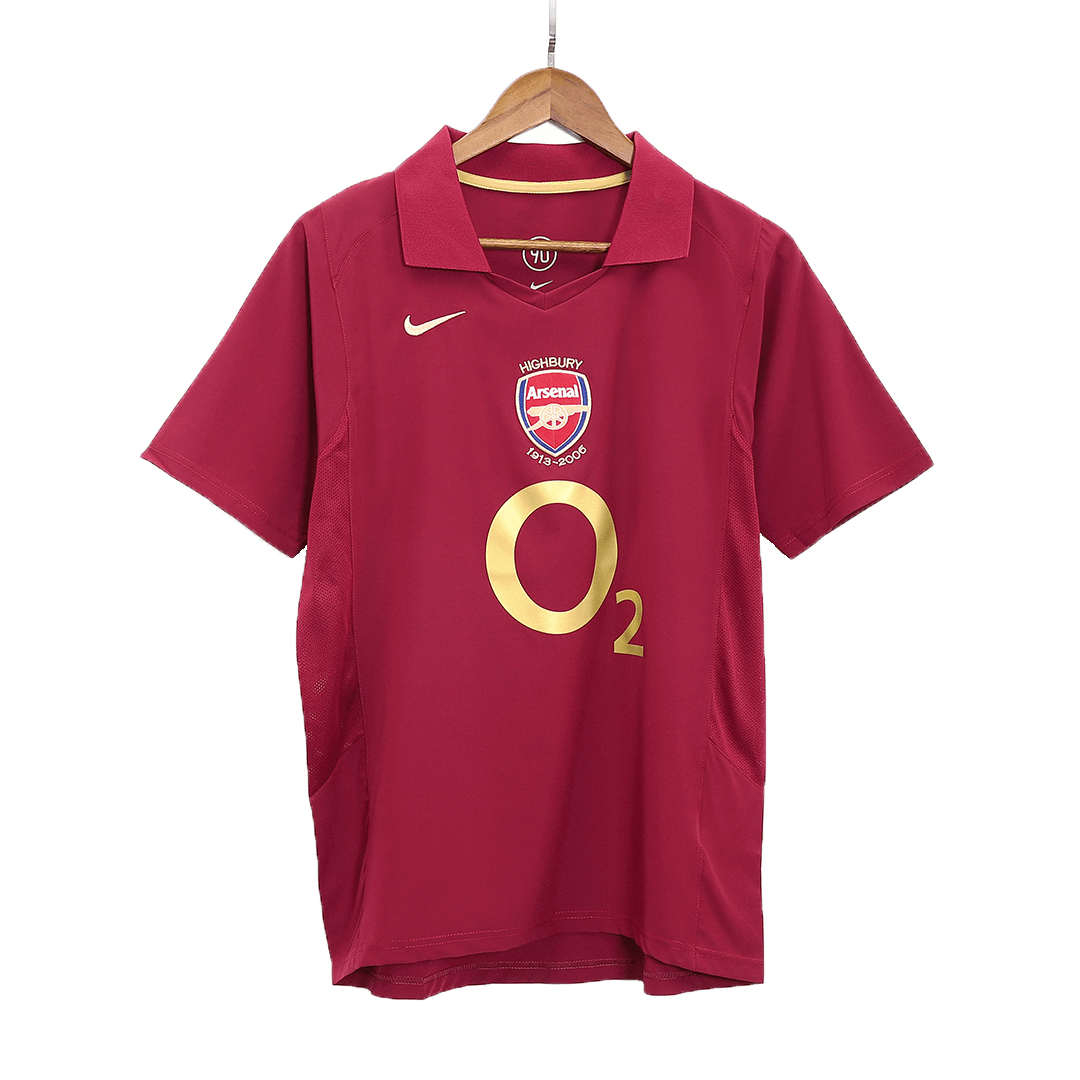 Retro HENRY #14 2005/06 Arsenal Home Football Shirt