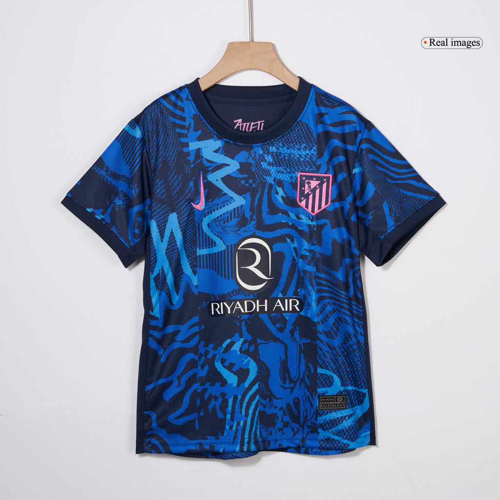 Kid's Atletico Madrid Third Away Football Shirt Kit(Jersey+Shorts) 2024/25
