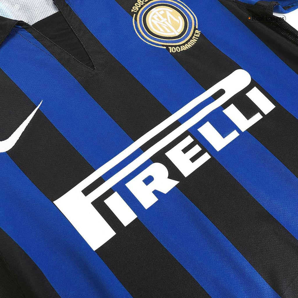 Retro 2007/08 Inter Milan Home Football Shirt
