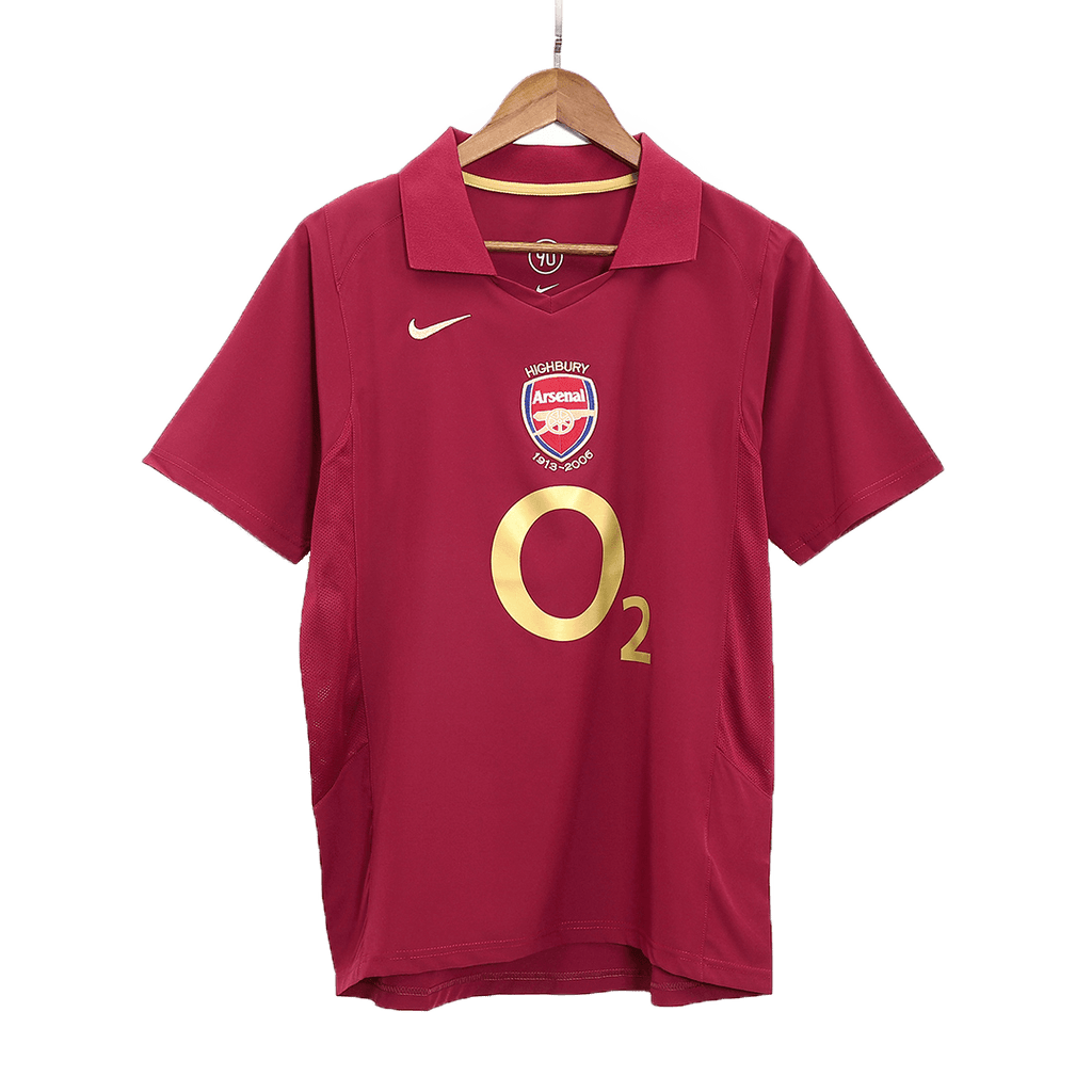 Retro 2005/06 Arsenal Home Football Shirt
