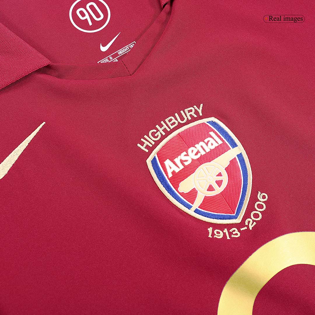Retro 2005/06 Arsenal Home Football Shirt