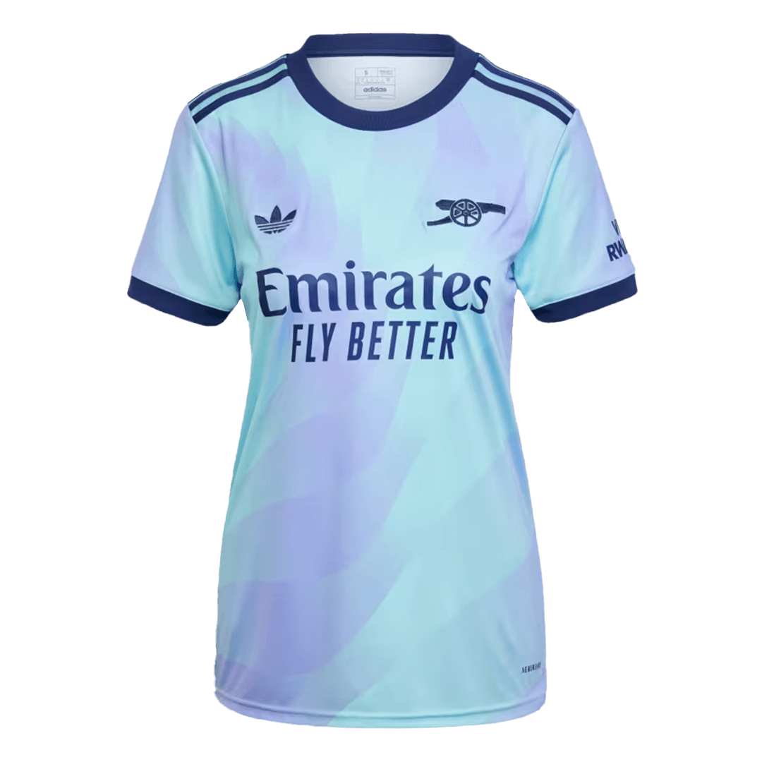 Women's Arsenal Third Away Football Shirt Shirt 2024/25