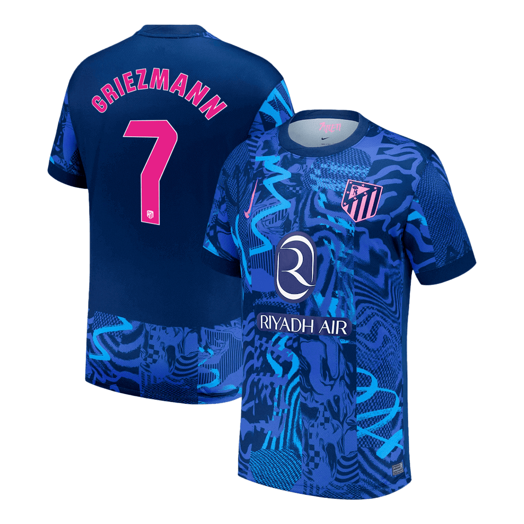 GRIEZMANN #7 Atletico Madrid Third Away Football Shirt 2024/25