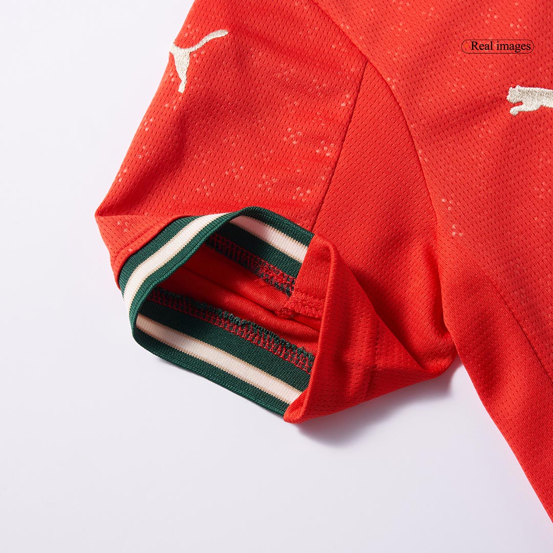 Kid's Portugal Home Football Shirt Kit(Jersey+Shorts) 2025 Red