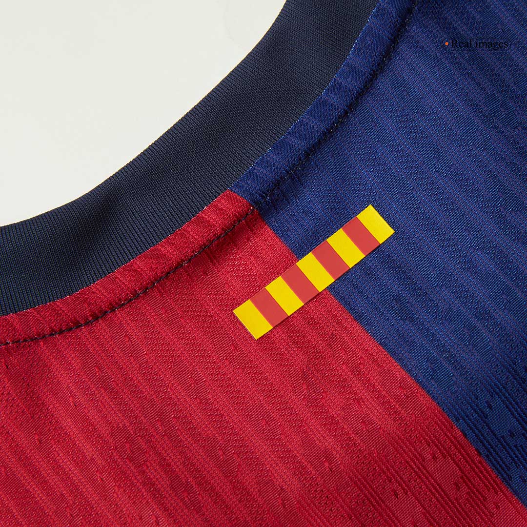 Player Version Barcelona X Travis Scott Home Football Shirt 2024/25 Red&Blue