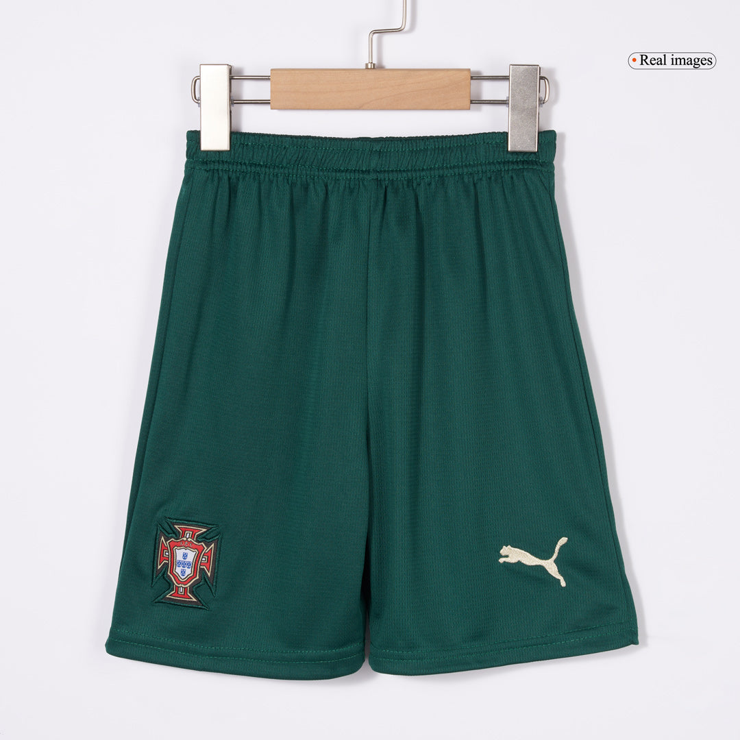 Kid's Portugal Home Football Shirt Kit(Jersey+Shorts) 2025 Red