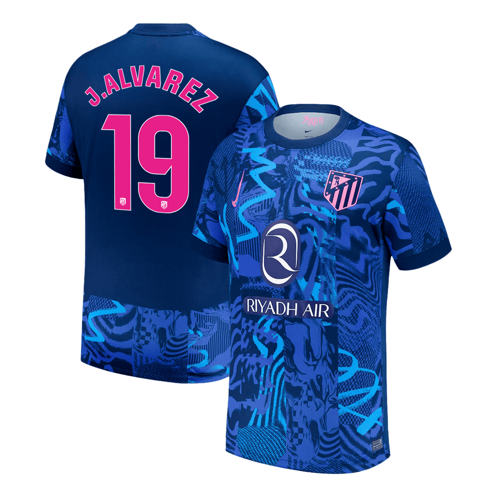J.ALVAREZ #19 Atletico Madrid Third Away Football Shirt 2024/25