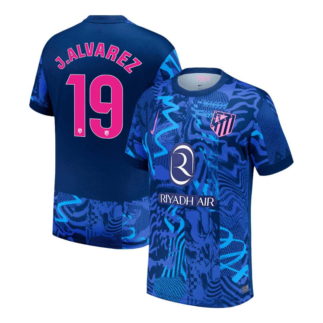 J.ALVAREZ #19 Atletico Madrid Third Away Football Shirt 2024/25
