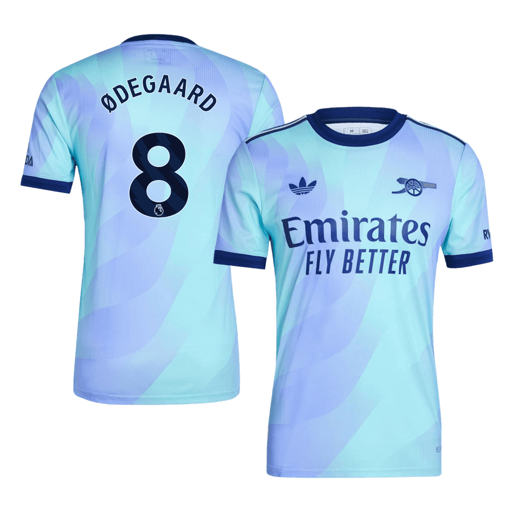 Player Version ØDEGAARD #8 Arsenal Third Away Football Shirt 2024/25