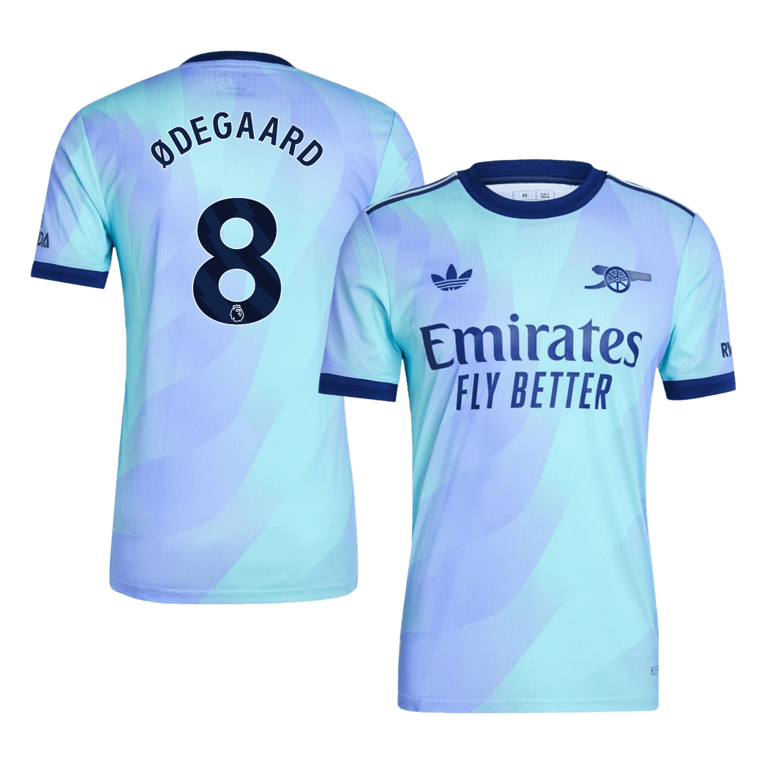 Player Version ØDEGAARD #8 Arsenal Third Away Football Shirt 2024/25