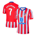 Player Version GRIEZMANN #7 Atletico Madrid Home Football Shirt 2024/25